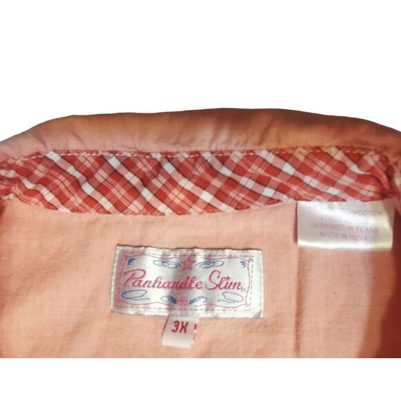Panhandle Slim Embroidered Lightweight Western Shirt Size 3X - Picture 4 of 5